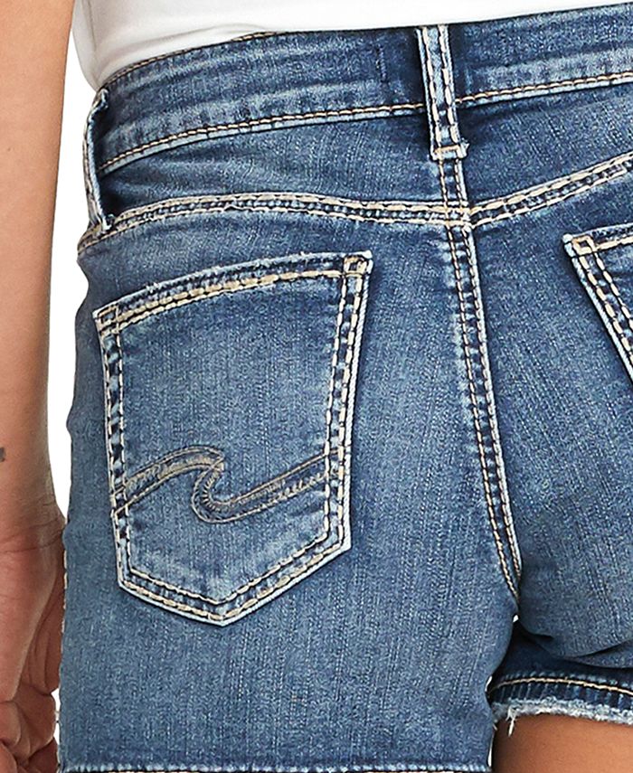 Silver Jeans Co. Elyse Cutoff Denim Shorts - Macy's
