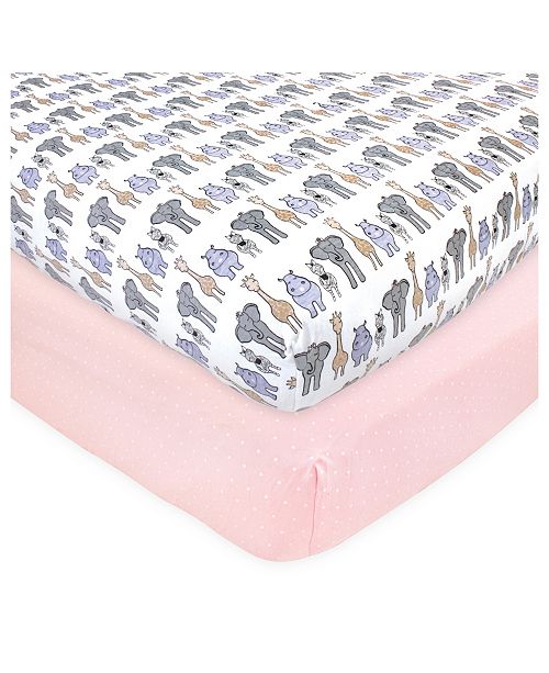 Hudson Baby Baby Girls And Boys Safari Fitted Crib Sheet Reviews