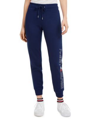 tommy hilfiger logo joggers