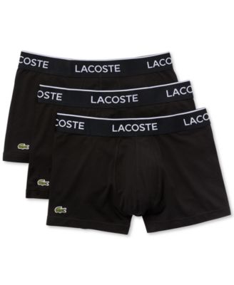 Lacoste Men's 3-Pk. Stretch Trunks 