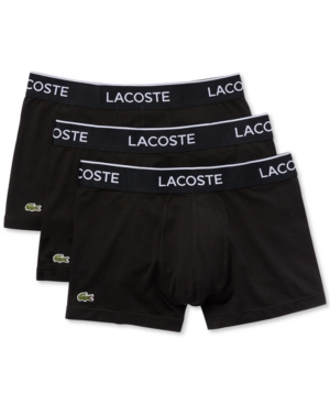Lacoste Men's 3-Pk Stretch Trunks