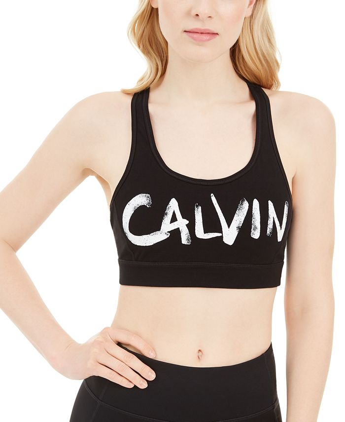 Calvin Klein Performance, Logo Low Support Sports Bra
