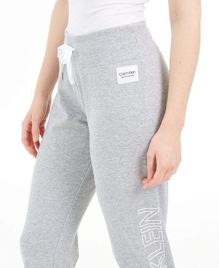 calvin klein performance logo joggers
