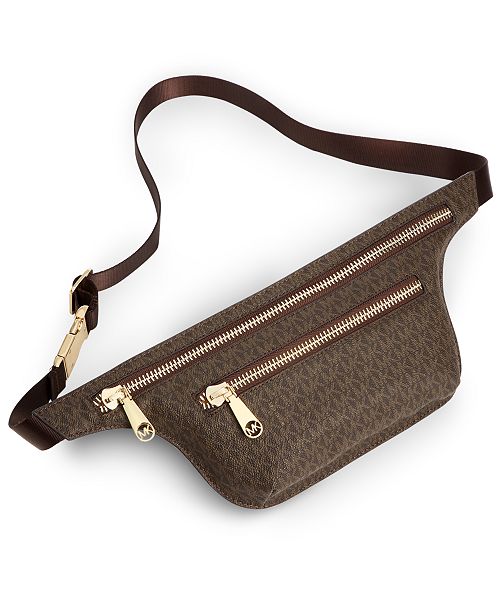 Michael Kors Double Zip Logo Belt Bag Reviews Handbags