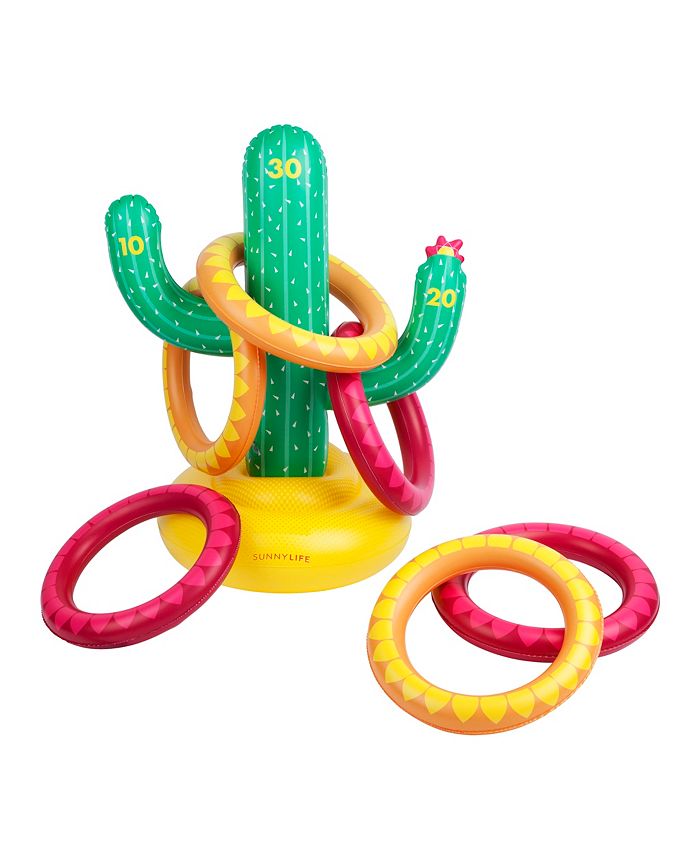 Sunnylife Sunny Life Inflatable Swimming Pool Ring Toss Game Cactus