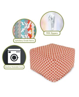 Ottoman Square Pouf 27" x 17" 27" x 17"