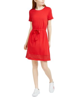 tommy hilfiger drawstring dress