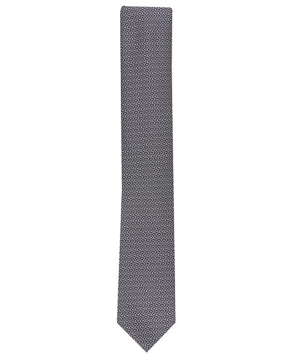 Alfani Men's Pearl Geo Necktie, Created for Macy's & Reviews - Ties ...