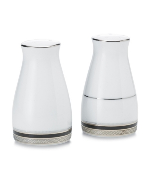 NORITAKE DINNERWARE, AUSTIN PLATINUM SALT & PEPPER