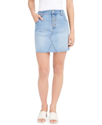 macys womens denim skirts