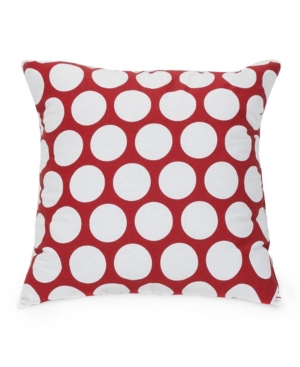 Majestic Home Goods Large Polka Dot Decorative Soft Throw Pillow Large 20