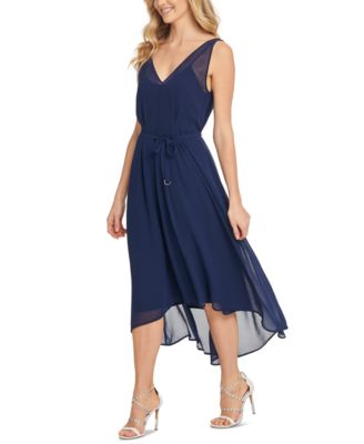 dkny high low dress