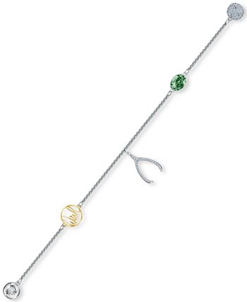 Swarovski wishbone bracelet sale