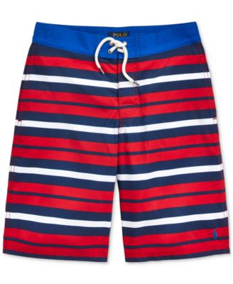 macys polo swim trunks