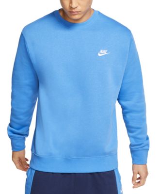 men's nike club fleece crew