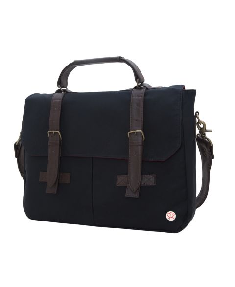 Женская сумка Manhattan Portage Waxed Cortelyou, цвет: Чёрный