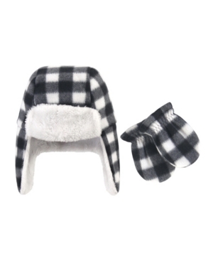 Hudson Baby Baby Girls and Boys Fleece Trapper Hat and Mitten Set Pack of 2