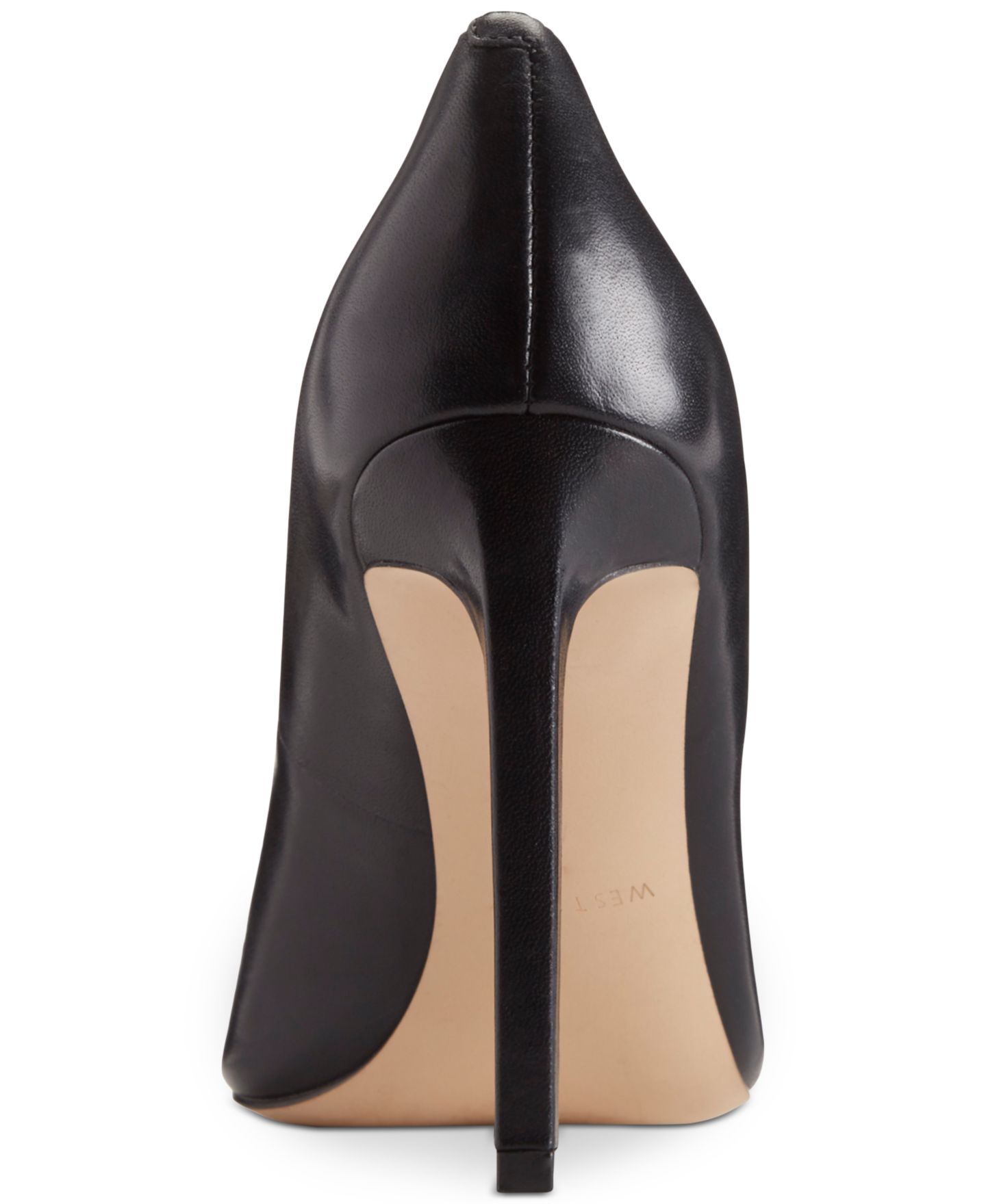Женские туфли Nine West Tatiana Pointed Toe High Stiletto Pumps, цвет: Чёрный кожаный — фото 3