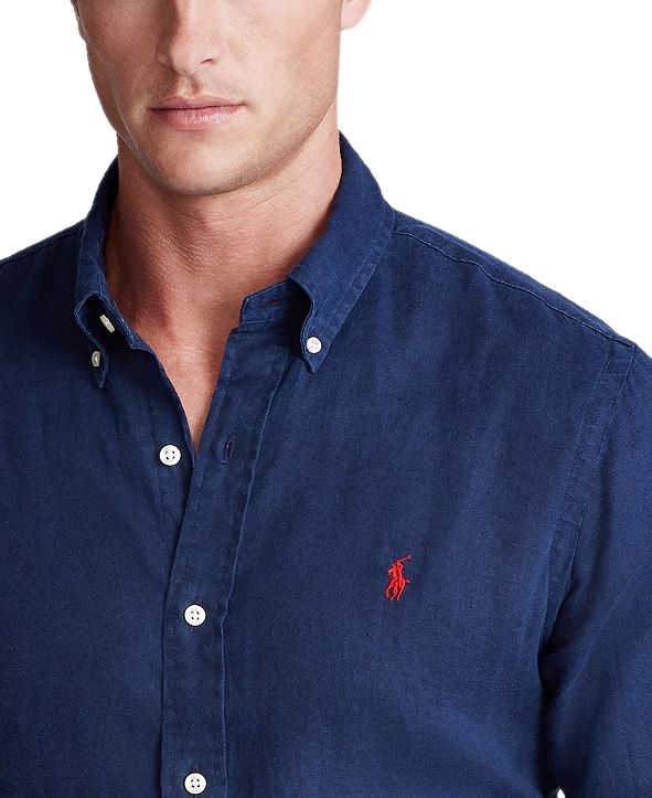 Polo Ralph Lauren Men's Big & Tall ClassicFit Linen Shirt & Reviews Casual ButtonDown Shirts