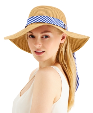 Inc Printed-Band Roll-Up Floppy Hat Created for Macy's