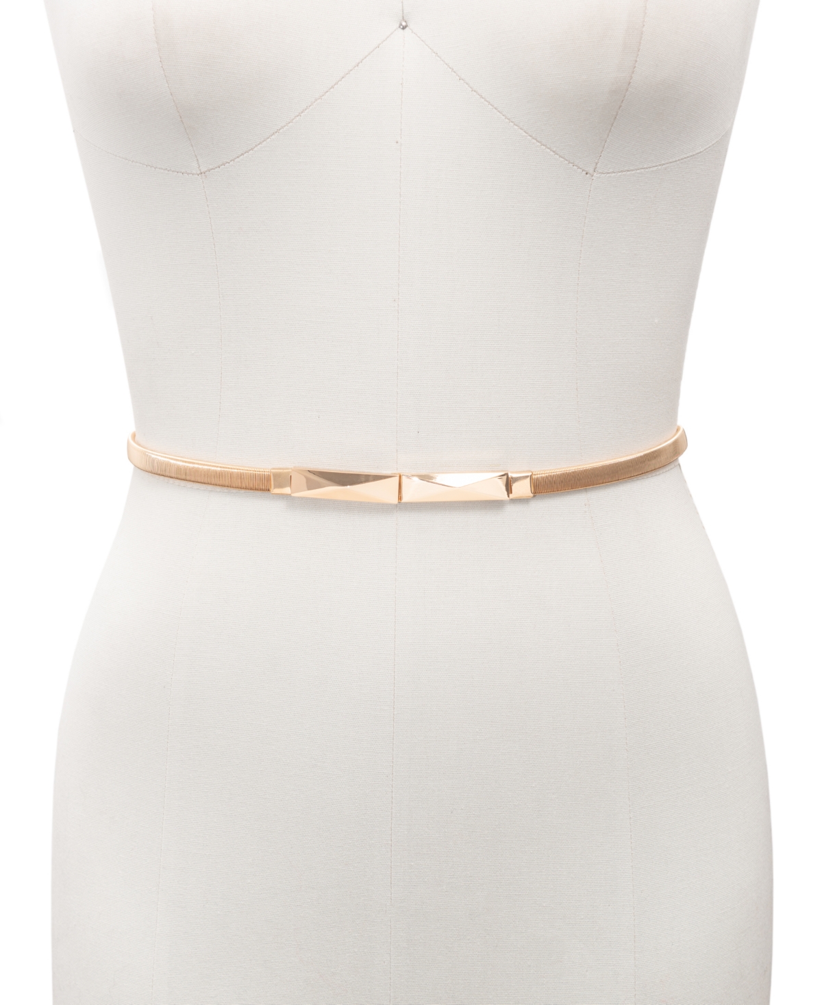 Metal Stretch Belt, Created for Macy's - Gold