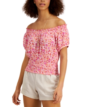 image of Self Esteem Juniors- Off-The-Shoulder Peasant Top