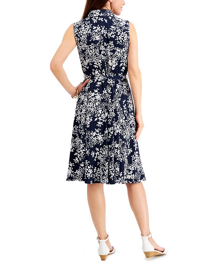 Charter Club Floral-Print Shirtdress, Created for Macy's & Reviews ...