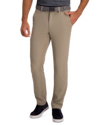Haggar - Men's Active Series Slim-Straight Fit Stretch Dress Pants