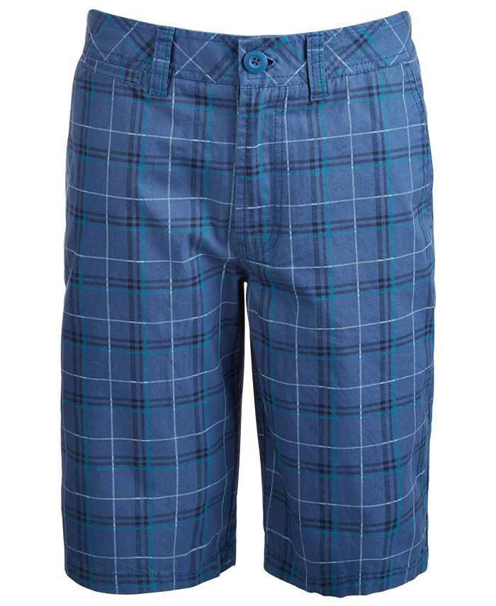 Univibe Big Boys Enchant Plaid Shorts - Macy's