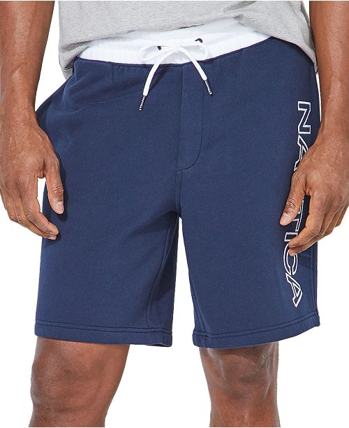 Nautica Men S Big Tall Fleece Logo Shorts Reviews Shorts