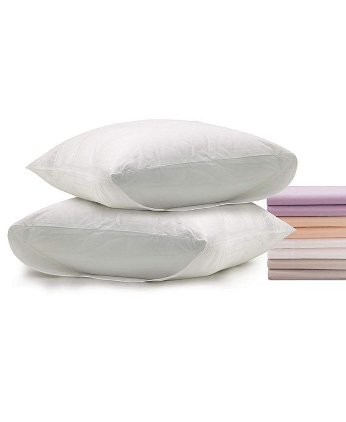 Standard, White DreamHome Set of 2 Wrinkle Resistant Ultra Soft Pillowcases with Envelope Closure