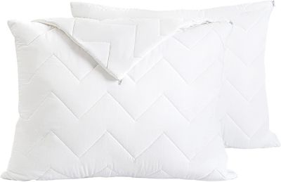 Quilted Waterproof and Hypoallergenic Pillow Covers - Standard Size - 4 Pack