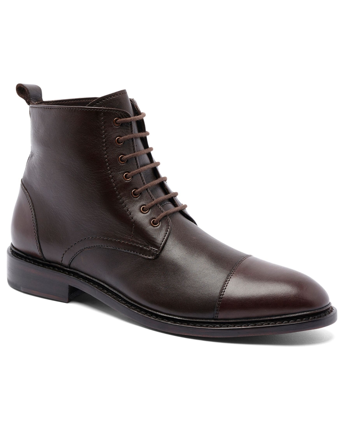 Men's Monroe Lace-Up Goodyear Casual Leather Dress Boots - Brown