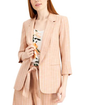 macys linen jacket