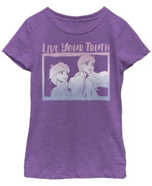Big Girls Frozen 2 Live Your Truth Short Sleeve T-shirt
