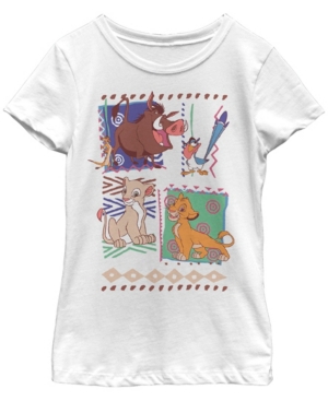 Big Girls Lion King Blanket Short Sleeve T-shirt