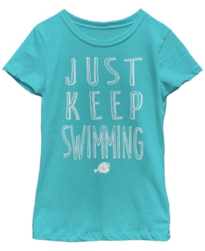 Big Girls Finding Dory Swimming Short Sleeve T-shirt