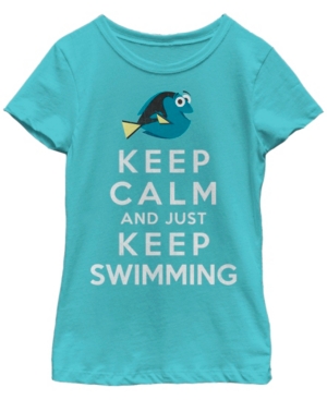 Big Girls Finding Dory Calm Swim Short Sleeve T-shirt