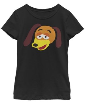 Big Girls Toy Story 1-3 Slinky Big Face Short Sleeve T-shirt
