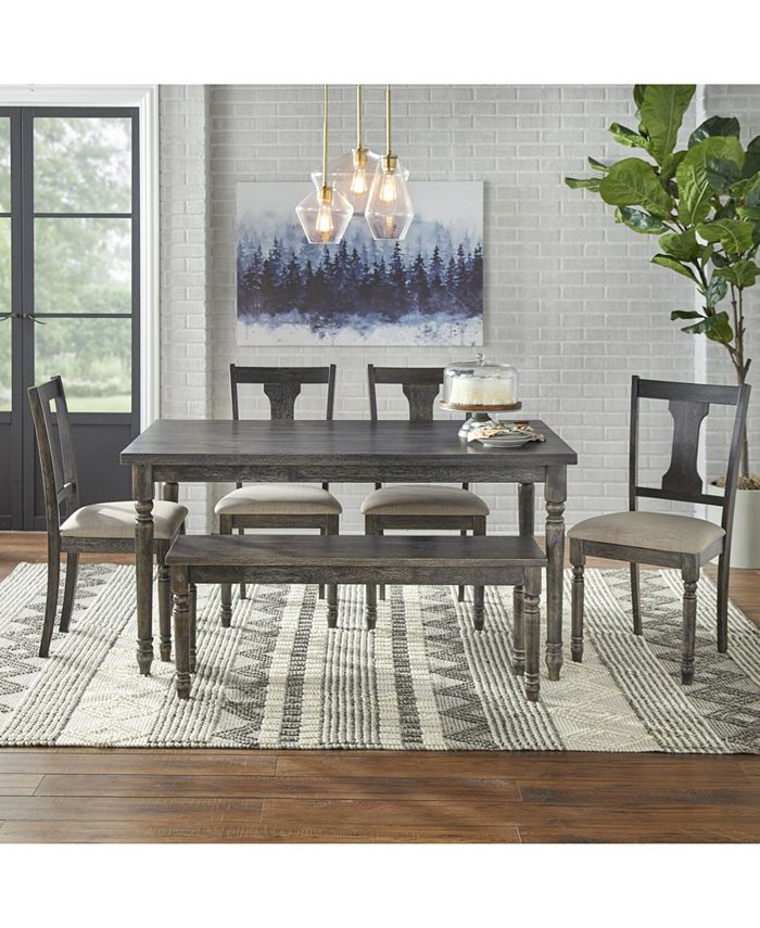 Buylateral Burntwood Dining Table Macy's