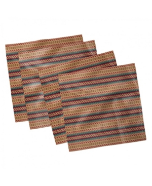 Ambesonne Ethnic Set of 4 Napkins 12