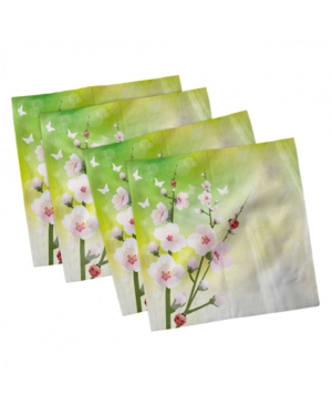 Ambesonne Ladybugs Set of 4 Napkins 12