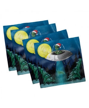 Ambesonne Outer Space Set of 4 Napkins 12
