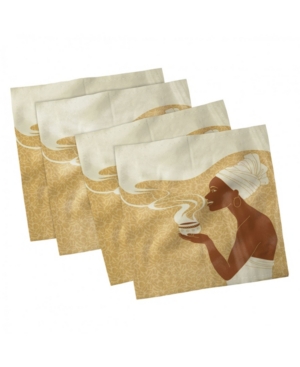Ambesonne African Set of 4 Napkins 12