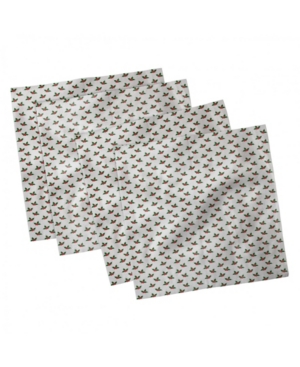 Ambesonne Christmas Set of 4 Napkins 12