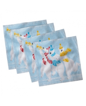 Ambesonne Bear Set of 4 Napkins 12