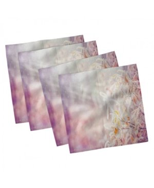 Ambesonne Winter Set of 4 Napkins 12
