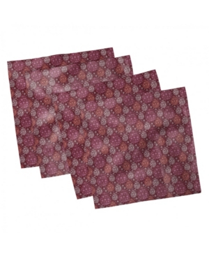 Ambesonne Winter Set of 4 Napkins 12