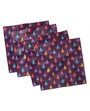 Ambesonne Christmas Set of 4 Napkins 12
