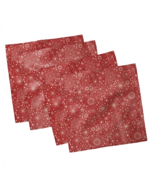 Ambesonne Retro Set of 4 Napkins 12